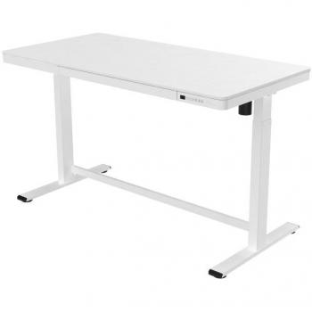 Euroseats Elektrisch Staande Zit Bureau 140×70 cm WIT
