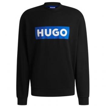Sudadera Hugo Niero Negra Manga Larga Hombre Talla M Regular Fit