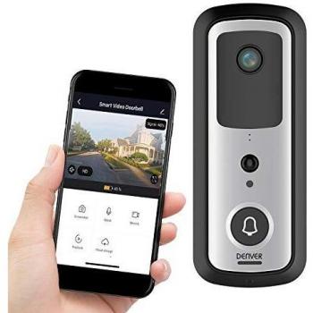 Denver SHV-120 Door Bell with Video Camera and Wifi Enabled