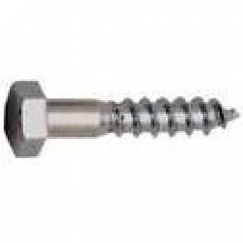 Tirafondo R/M con Forma Hexagonal 6×60mm (3 unidades)