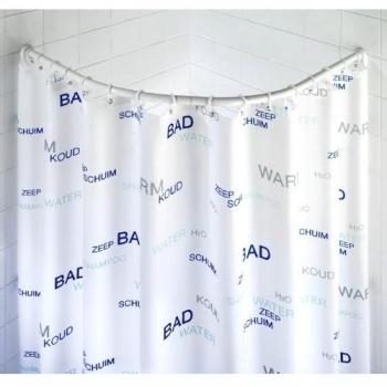 WENKO Bogenstange für Rundduschen, silber