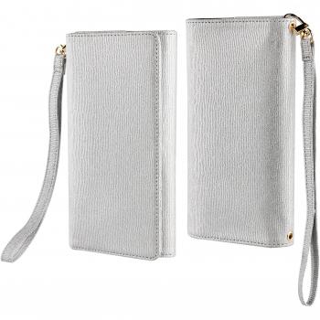 Funda Universal Muvit Life 6” con Billetera y Pendiente de Muñeca en Plata
