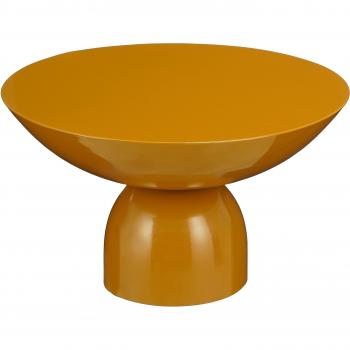 Table d'appoint en métal H28 marron