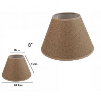 Abat-jour de Remplacement Cylindrique Brun