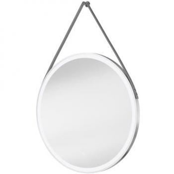 DazzleChrome 800 mm Illumination Mirror with Silver Strap, Dim‑Mode, Touch Control, Built‑In Demister