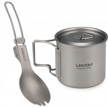 Taza Deportivo Titan 550ml – Set de Utensilios Plegables