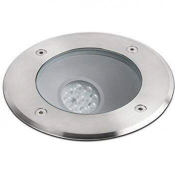 Faro Salt LED Außenbeleuchtung asymmetrisch Inox Einbauleuchte 70591