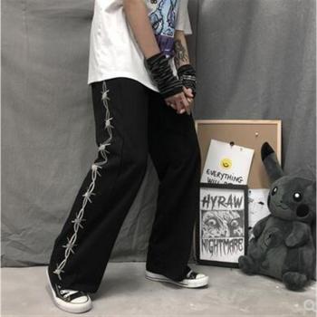 Jogging Harajuku Unisexe Jambe Ampoule