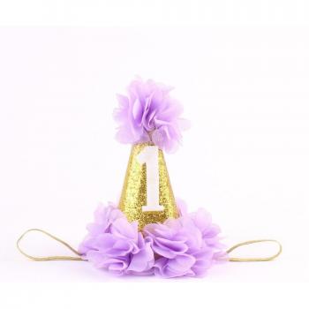 Corona de Nido de Flores para Bebé