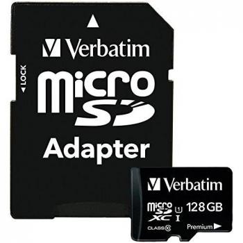 Verbatim microSDXC Card 128GB Premium Class10 U1
