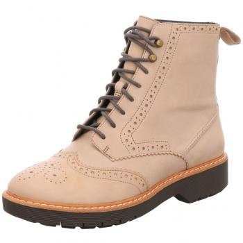 Witcombe Flo 26128235: Damenstiefel Beige von Clarks, EU 37