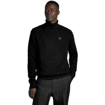 G-Star Raw Rollkragenpullover Herren Schwarz Größe S