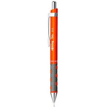 ROtring Tikky 0.5 mm Mechanical Pencil, HB Lead, Neon Orange