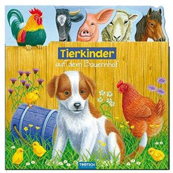 Tierkinder auf dem Bauernhof: Registerbuch mit Klappen