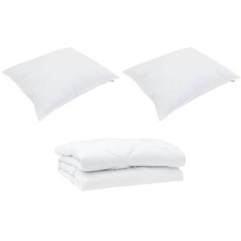 Triple Pack White Microfiber Duvet and Pillow Set – 200 x 200 cm