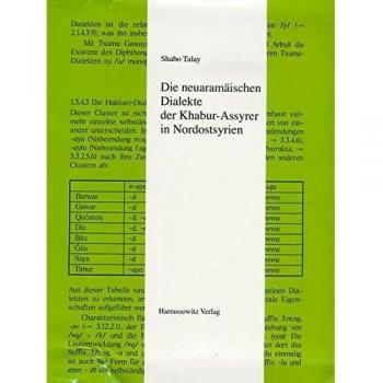 Die neuaramäischen Dialekte der Khabur-Assyrer in Nordostsyrien: Einführung, Phonologie und Morphologie: Einfuhrung, Phonologie Und Morphologie