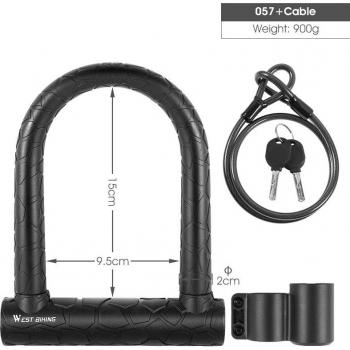 Candado resistente para rueda de bicicleta