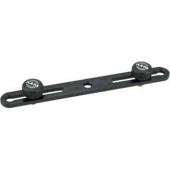 K + M 23550 Black Stereo Microphone Bar