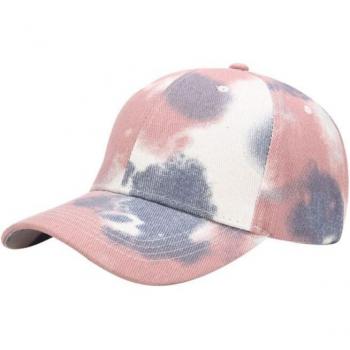 Unisex Gebatikte Denim Baseballpet