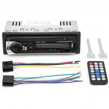 Autorradio 1 Din SD-520 con Bluetooth y Entrada Auxiliar