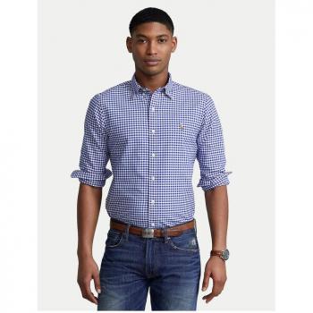 Polo Ralph Lauren Camicia Blu Cognac Bianco – Colore Versatile