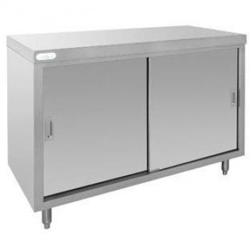 Vogue Stainless Steel Floor Standing Cupboard – Full Height 1200 mm