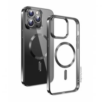 Funda de silicona transparente Magstick para iPhone 12/12 Pro