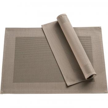 Erwin Müller 2‑er‑Tischset Cappuccino (33×45 cm) – Abwaschbar