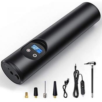 Compressore 6000 mAh per Auto, Moto, Bici + Torcia a LED