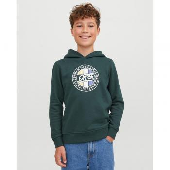 Jack & Jones JORARTHUR Boys' Green Sweat Hoodie