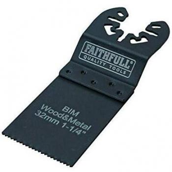 Faithfull BiM Oscillating Multi Tool Flush Cut Blade 32mm Pack of 1