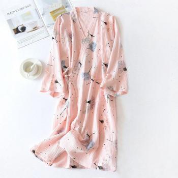 Robe de nuit en gaze de coton