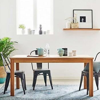 Table en Teck Massif BOSTON 8 Personnes Naturel