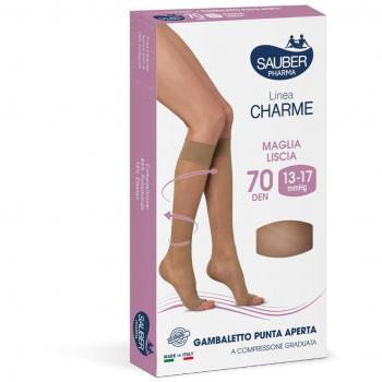 Gambaletto Sauber 70 Denari a Punta Aperta Neutro Beige Taglia 4