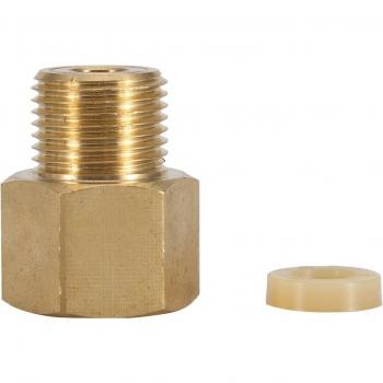Brass W21.8 CGA320 CO2 Adapter for Aquarium Fish Tanks