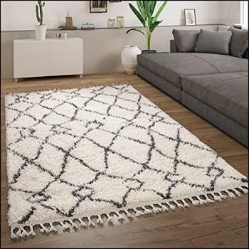 Tapis Moelleux Scandinave « Franges Douces »