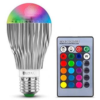 Farbwechsel LED-Lampe 5W mit Fernbedienung E27 B22