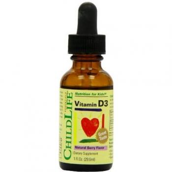 Childlife, Vitamin D3, Beerenaroma, 1 Flüssigunze (29,6 ml)