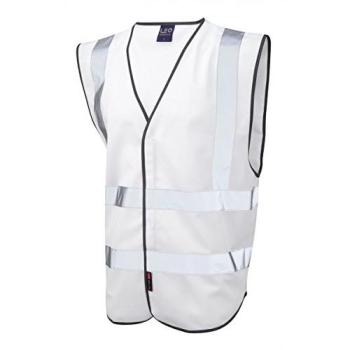 White Leo Pilton Reflective Vest – Size L