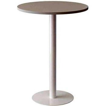 Table de chevet Ø 80 cm Blanc
