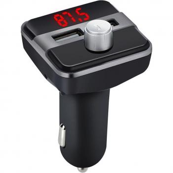 Wireless Bluetooth Car FM Transmitter with LCD Screen