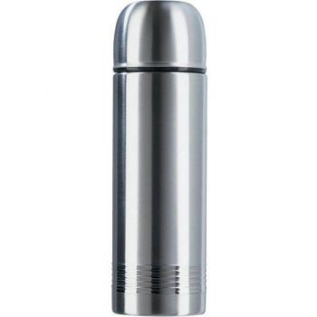 Emsa Isolierflasche SENATOR, 0,7 Liter, Edelstahl hochwertiger, vakuumisolierter Edelstahlkolben, SAFE LOC