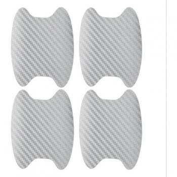 4 Pieces of Anti-Scratch Carbon Fiber Car Handle Stickers