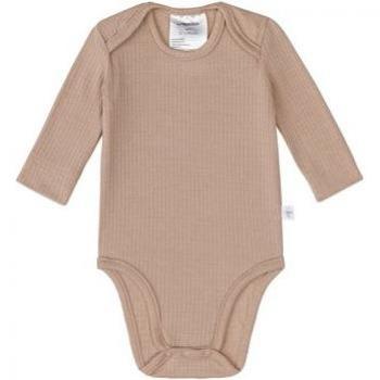 Lässig Baby Tencel Body Manga Larga Marrón 62/68