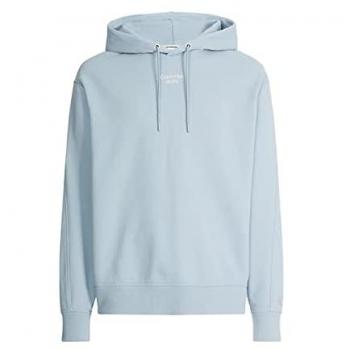 Calvin Klein Light Blue Cotton Hoodie