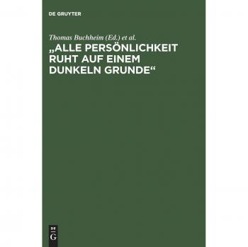 Thomas Buchheim Alle Persönlichkeit Ruht Auf Einem Dunkeln Grunde