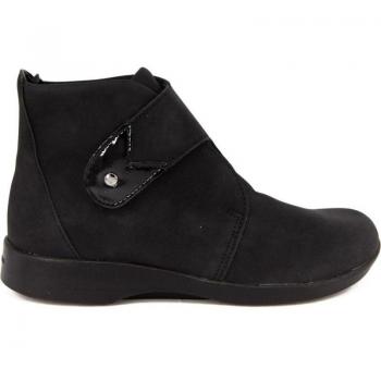 Bottines Arcopedico Butin Beatriz Nubuck Noir Étanche
