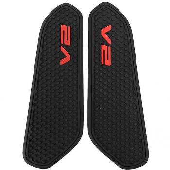 Pegatinas de agarre para rodillas de motocicleta, Streetfighter V2 y Panigale V2 2020, color negro