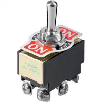 Kippschalter Miniatur ON/OFF/ON 6A 250V