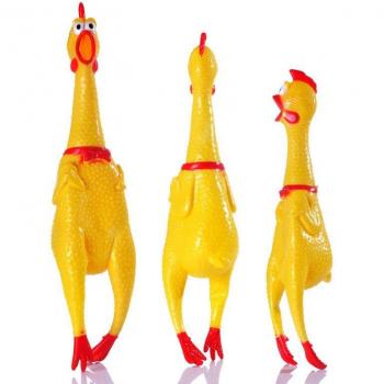 Sound-Emitting Chicken Pet Toy
